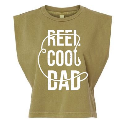 Reel Cool Dad Fishing Lover Gift Garment-Dyed Women's Muscle Tee