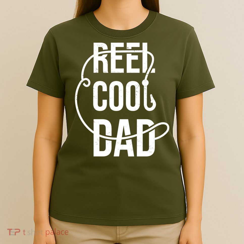 Reel Cool Dad Fishing Lover Gift T-Shirt