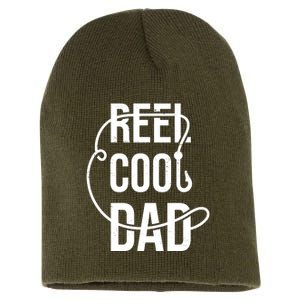 Reel Cool Dad Fishing Lover Gift Short Acrylic Beanie