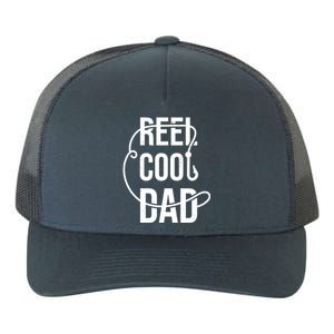 Reel Cool Dad Fishing Lover Gift Yupoong Adult 5-Panel Trucker Hat