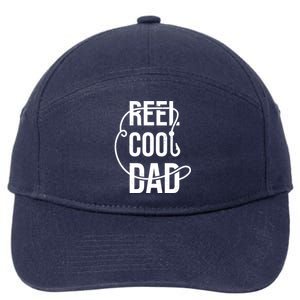 Reel Cool Dad Fishing Lover Gift 7-Panel Snapback Hat