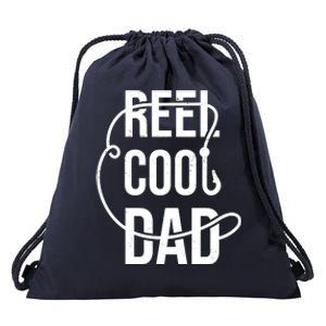 Reel Cool Dad Fishing Lover Gift Drawstring Bag