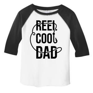 Reel Cool Dad Fishing Lover Gift Toddler Fine Jersey T-Shirt