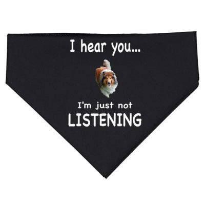 Rough Collie Dog Rough Collie USA-Made Doggie Bandana