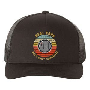 Real Cars Dont Shift Themselves Manual Transmission Yupoong Adult 5-Panel Trucker Hat