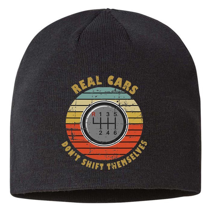 Real Cars Dont Shift Themselves Manual Transmission Sustainable Beanie