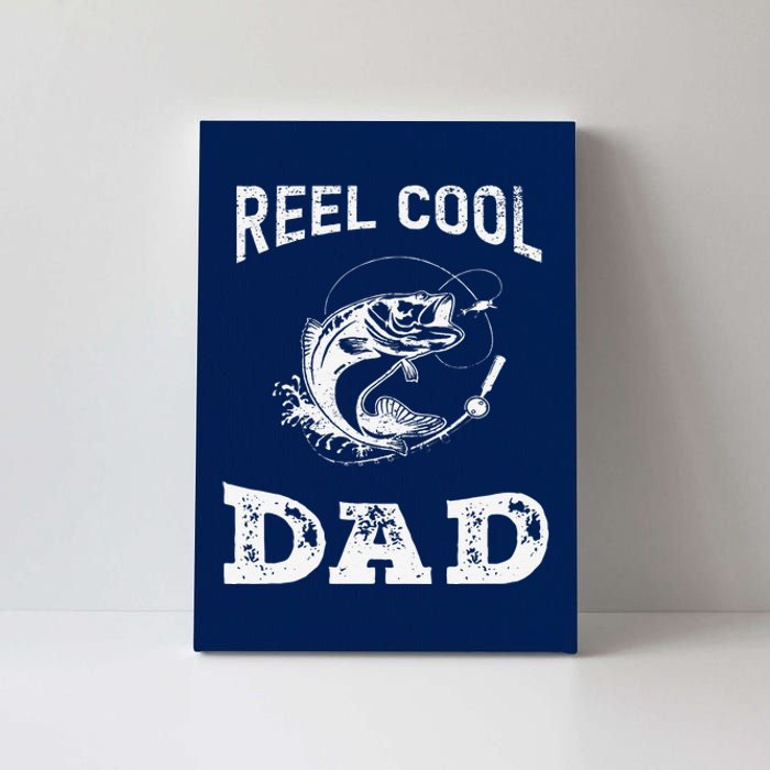 Reel Cool Dad Papa Fisherman Daddy FatherS Day Fishing Gift Canvas