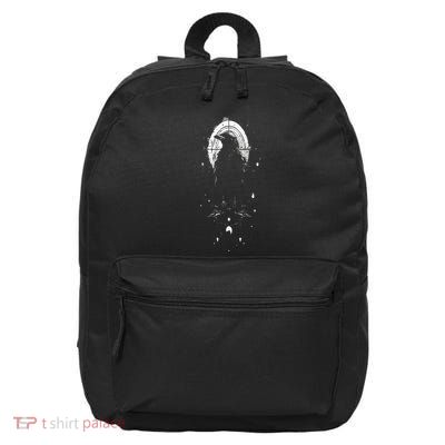 Raven Crow Dark Bird Witchcraft Omens Midnight 16 in Basic Backpack