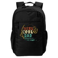 Reel Cool Dad Vintage Fishing Fathers Day Daddy Fisherman Daily Commute Backpack