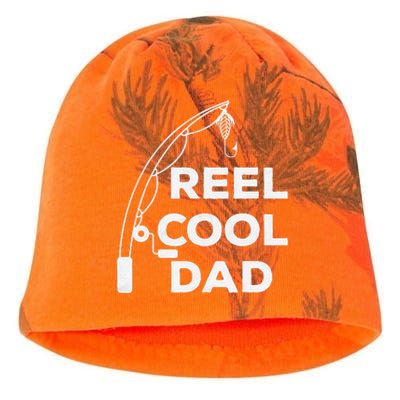 Reel Cool Dad Fishing Daddy Fathers Day Kati - Camo Knit Beanie