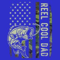 Reel Cool Dad Camouflage American Flag Zip Tote Bag