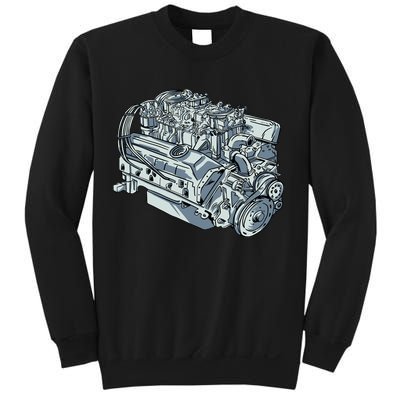 Realistic Car Engine Sweatshirt