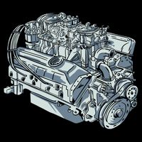Realistic Car Engine Mug