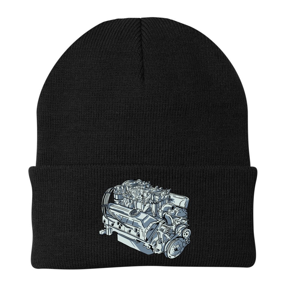 Realistic Car Engine Beanie