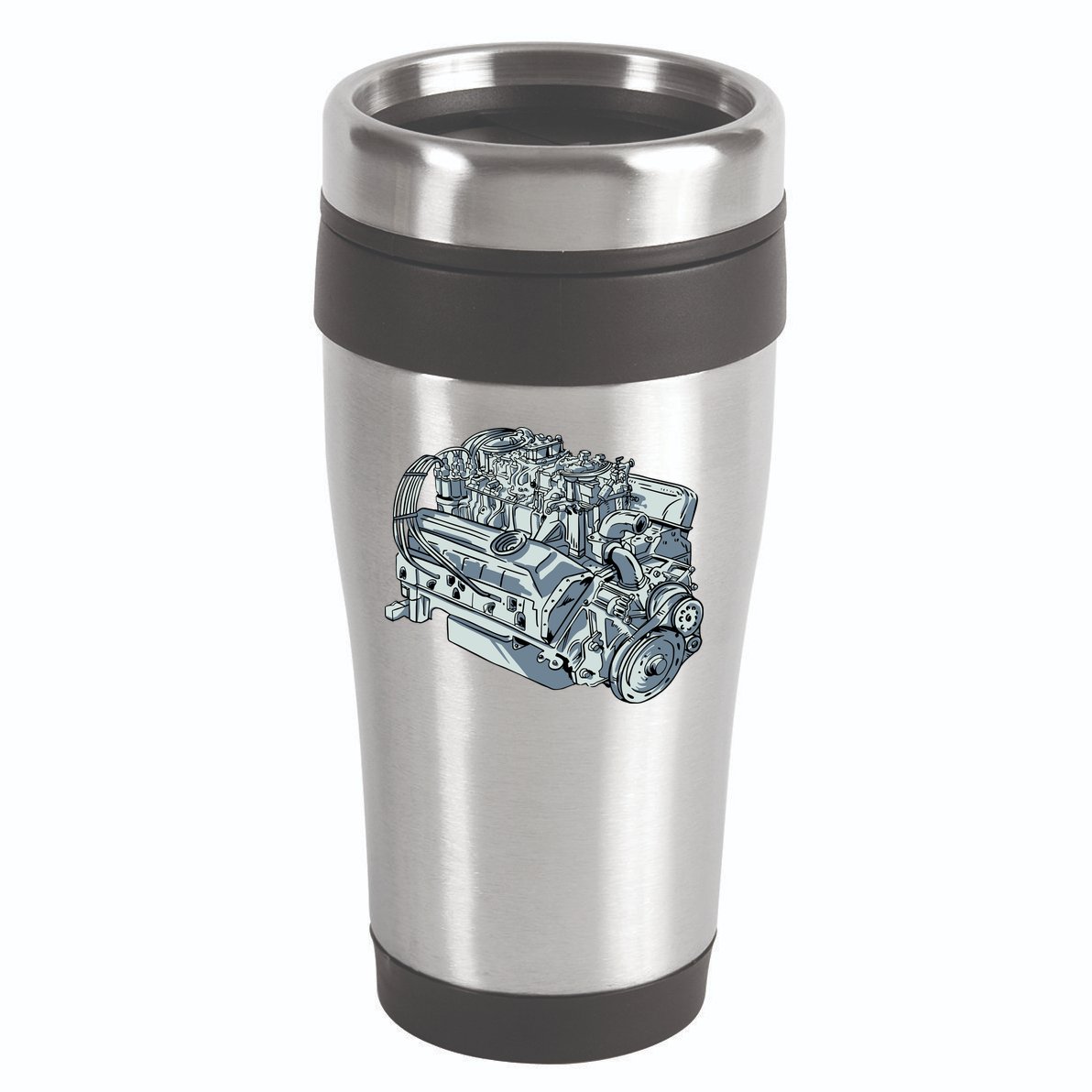 Realistic Car Engine 16oz Travel Tumbler