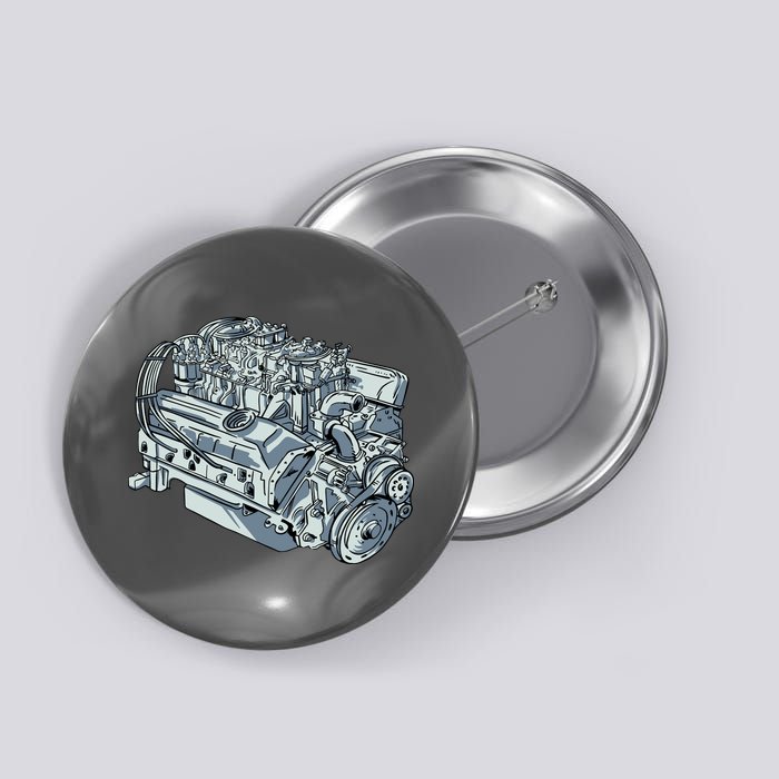 Realistic Car Engine Button