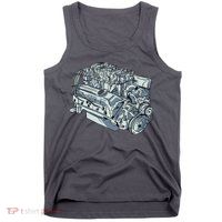 Realistic Car Engine Tank Top