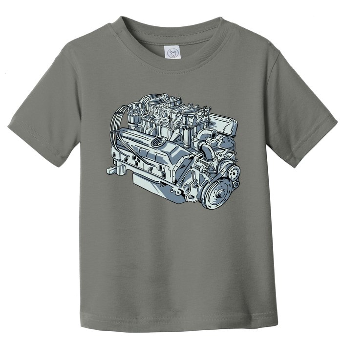 Realistic Car Engine Toddler T-Shirt