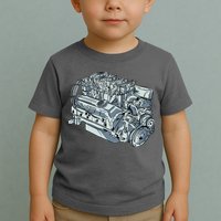 Realistic Car Engine Toddler T-Shirt