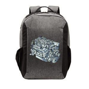 Realistic Car Engine Vector Backpack