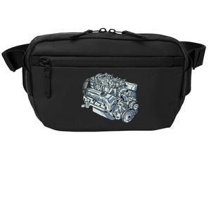 Realistic Car Engine Crossbody Pack