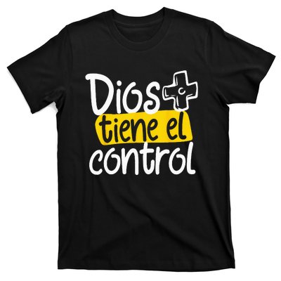 Regalo Cristiano En Espanol Christian Spanish Dios Tiene Con T-Shirt