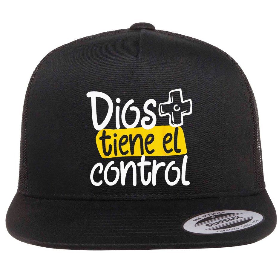 Regalo Cristiano En Espanol Christian Spanish Dios Tiene Con Flat Bill Trucker Hat