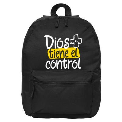 Regalo Cristiano En Espanol Christian Spanish Dios Tiene Con 16 in Basic Backpack