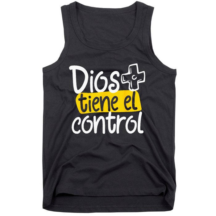 Regalo Cristiano En Espanol Christian Spanish Dios Tiene Con Tank Top