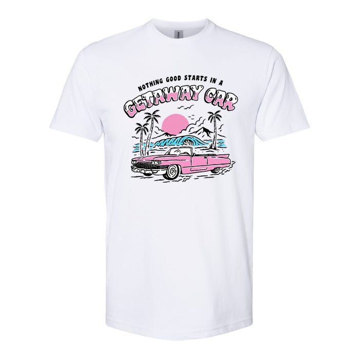 Retro Car Enthusiast Classic Design Softstyle CVC T-Shirt