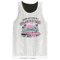 Retro Car Enthusiast Classic Design Mesh Reversible Basketball Jersey Tank