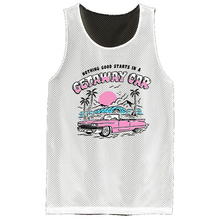 Retro Car Enthusiast Classic Design Mesh Reversible Basketball Jersey Tank