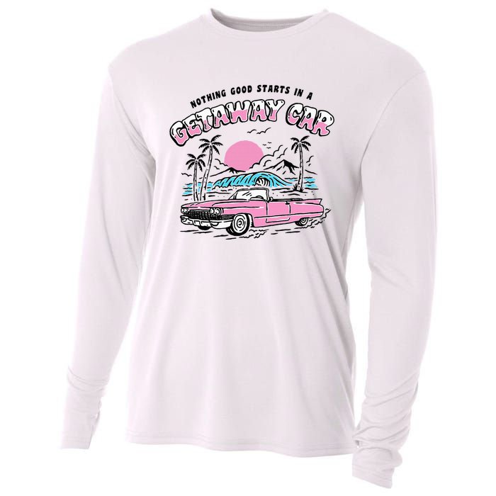 Retro Car Enthusiast Classic Design Cooling Performance Long Sleeve Crew