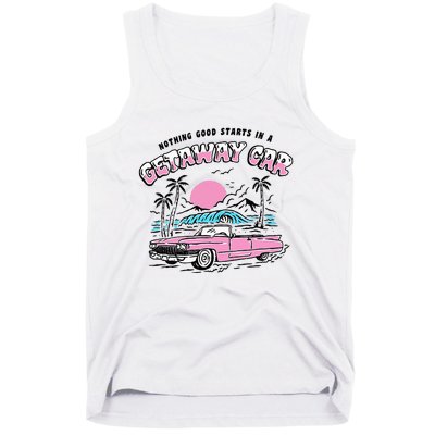 Retro Car Enthusiast Classic Design Tank Top