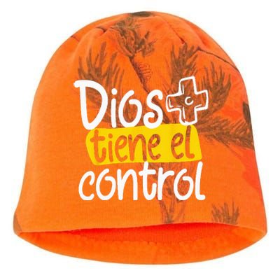 Regalo Cristiano En Espanol Christian Spanish Dios Tiene Con Kati - Camo Knit Beanie