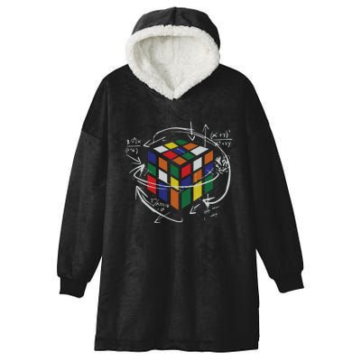 Rubix's Cube EQUATION Funny Hooded Wearable Blanket