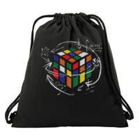 Rubix's Cube EQUATION Funny Drawstring Bag