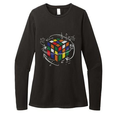 Rubix's Cube EQUATION Funny Womens CVC Long Sleeve Shirt