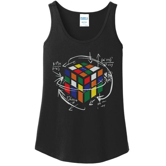 Rubix's Cube EQUATION Funny Ladies Essential Tank