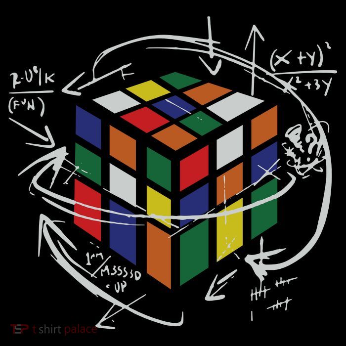 Rubix's Cube EQUATION Funny Flat Bill Trucker Hat