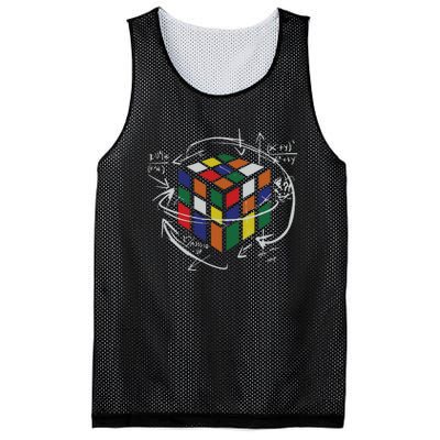 Rubix's Cube EQUATION Funny Mesh Reversible Basketball Jersey Tank