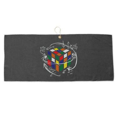 Rubix's Cube EQUATION Funny Large Microfiber Waffle Golf Towel