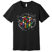 Rubix's Cube EQUATION Funny Premium T-Shirt