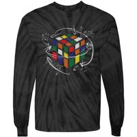 Rubix's Cube EQUATION Funny Tie-Dye Long Sleeve Shirt