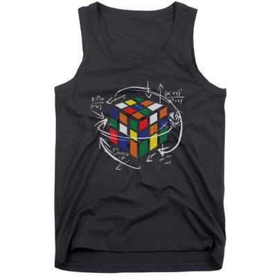 Rubix's Cube EQUATION Funny Tank Top