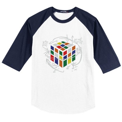 Rubix's Cube EQUATION Funny Baseball Sleeve Shirt