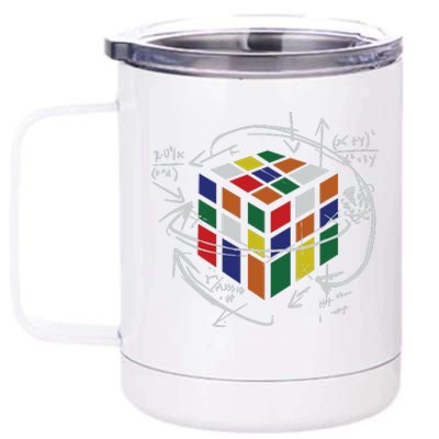 Rubix's Cube EQUATION Funny 12 oz Stainless Steel Tumbler Cup