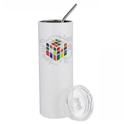 Rubix's Cube EQUATION Funny Stainless Steel Tumbler