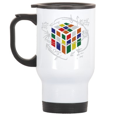 Rubix's Cube EQUATION Funny Stainless Steel Travel Mug