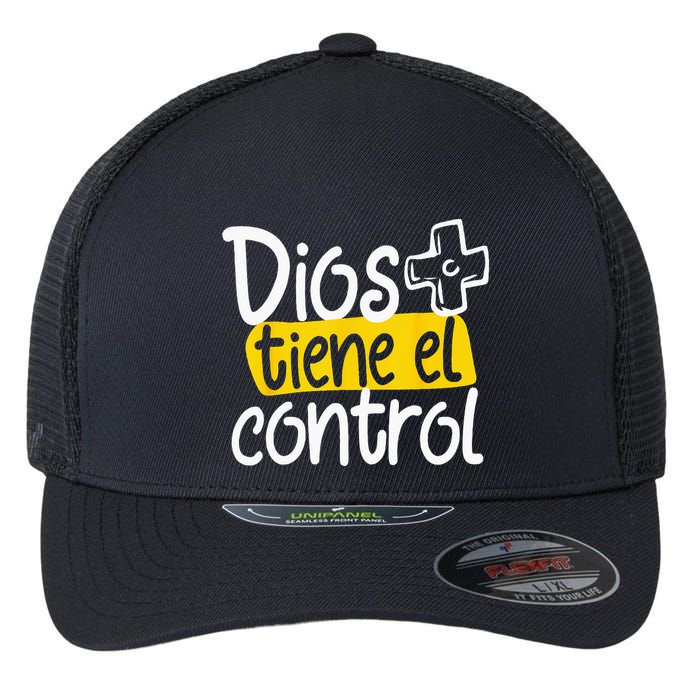 Regalo Cristiano En Espanol Christian Spanish Dios Tiene Con Flexfit Unipanel Trucker Cap